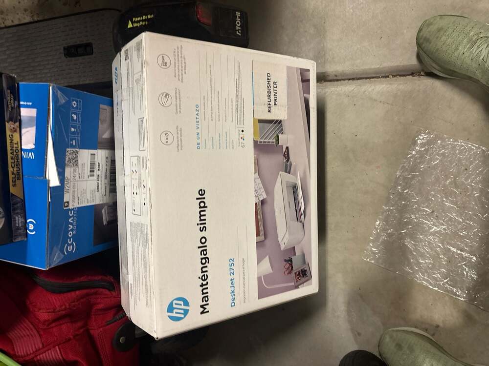 HP DeskJet 2752 All-in-One Wireless Color Inkjet Printer - Refurbished